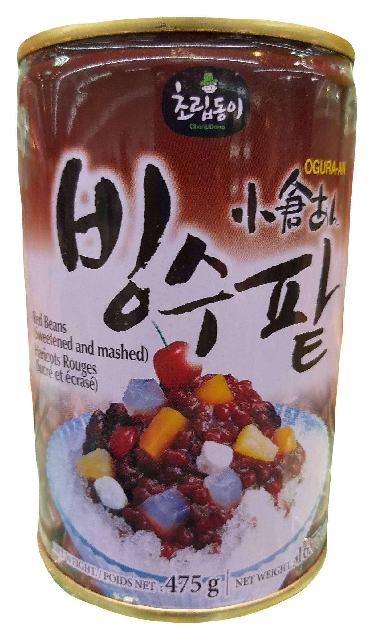 Choripdong - Ogura-An Red Bean (Sweetened and Mashed), 16.75 Ounces, (Pack of 1 Can - Mighty Depot