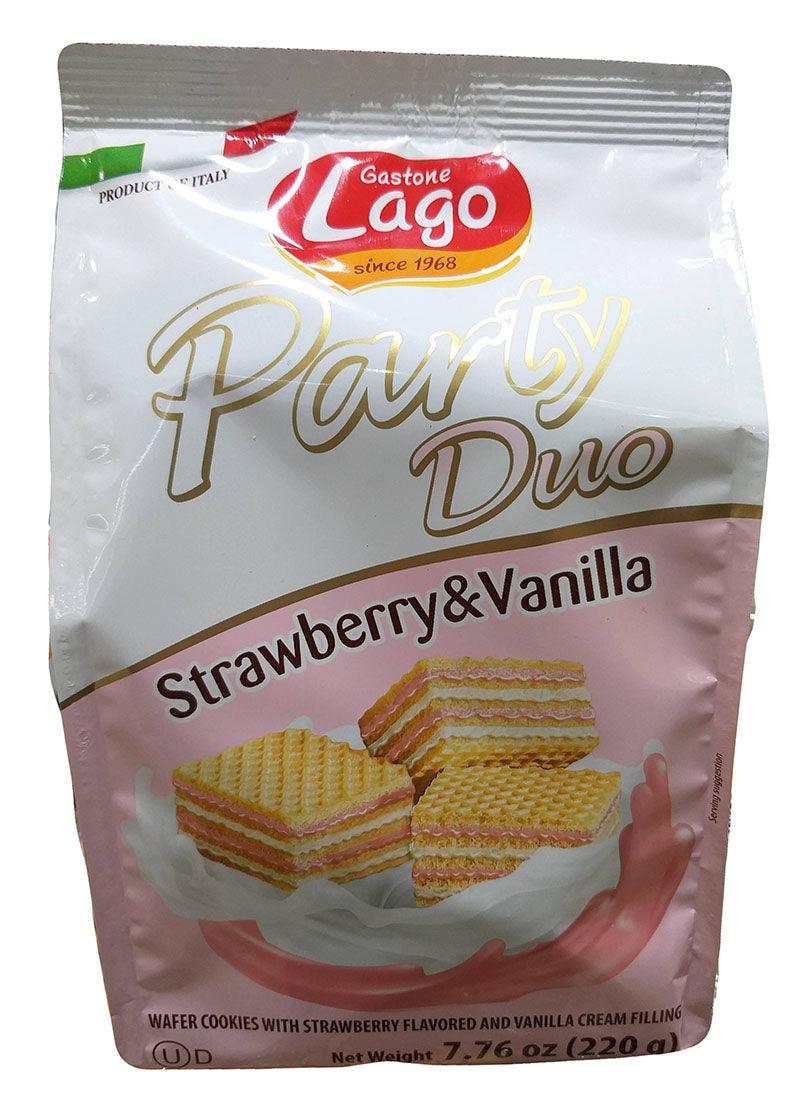 Gastone Lago - Party Duo (Strawberry and Vanilla), 7.76 Ounces, (Pack of 1) - Mighty Depot