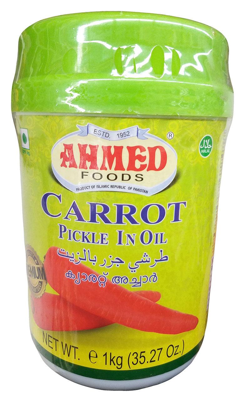 Ahmed Foods - Carrot Pickle in Oil, 2.2 Pounds, (Pack of 1 Jar) - Mighty Depot