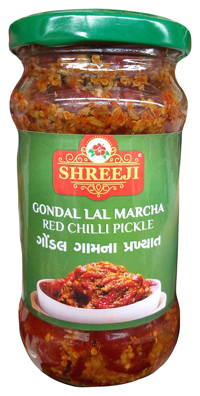 Shreeji - Red Chili Pickle, 10 Ounces, (Pack of 1 Jar) - Mighty Depot