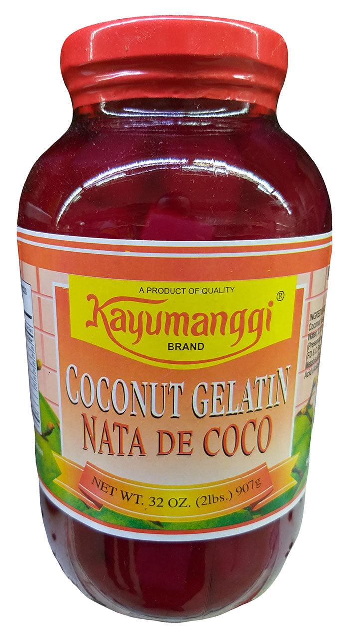 Kayumanggi - Coconut Gelatin (Purple), 32 Ounces, (Pack of 2 Jars) - Mighty Depot