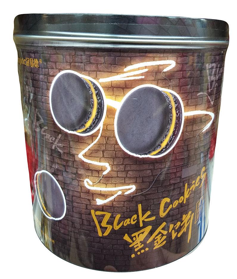 Guanyide - Black Sandwich Cookies (Cheese and Eggs), 10.8 Ounces, (Pack of 1) - Mighty Depot