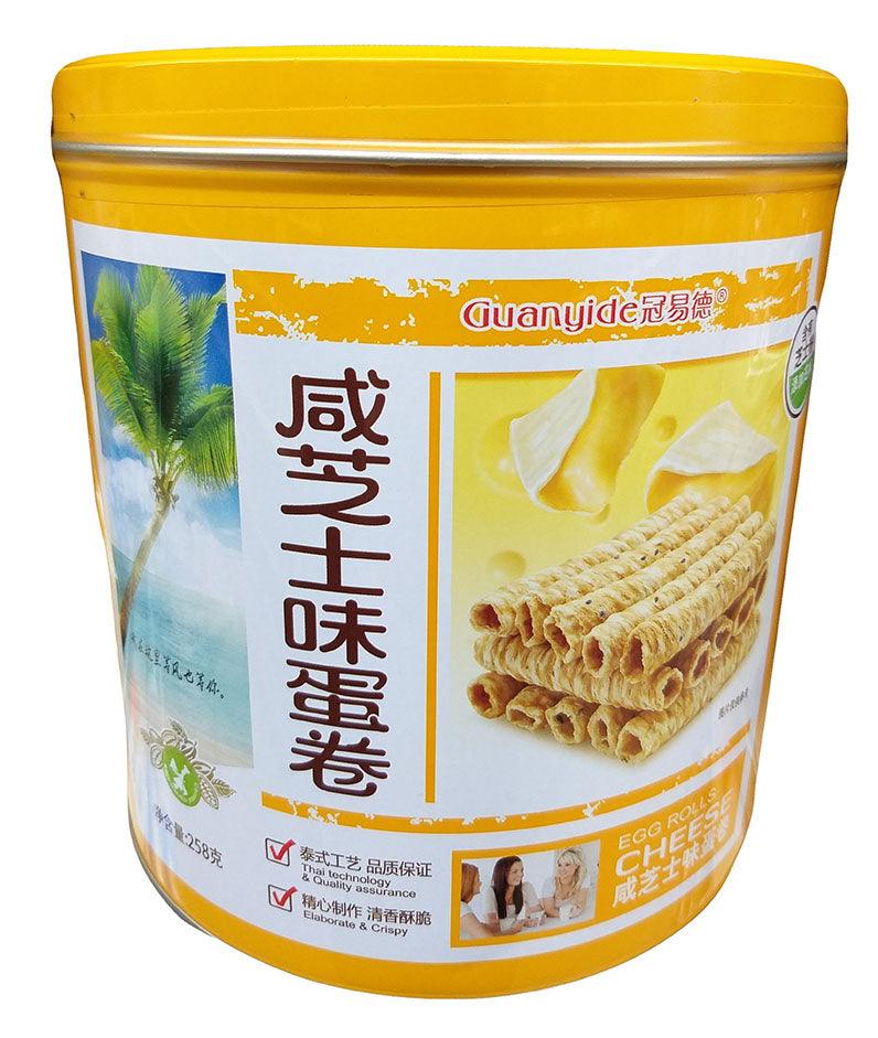 Guanyide - Egg Rolls (Cheese), 9.1 Ounces, (Pack of 1) - Mighty Depot