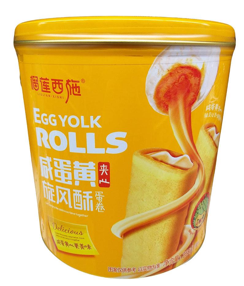 Liulian Xishi - Egg Yolk Rolls, 11.9 Ounces, (Pack of 1) - Mighty Depot