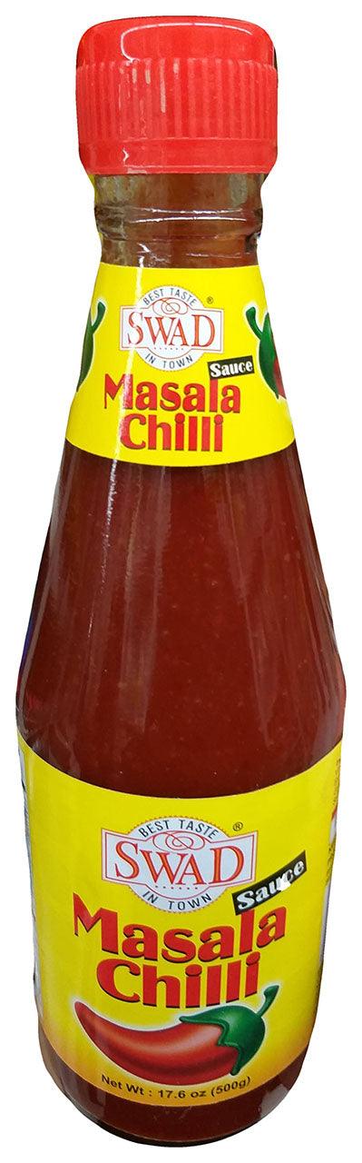 Swad - Masala Chili Sauce, 17.6 Ounces, (Pack of 1 Bottle) - Mighty Depot
