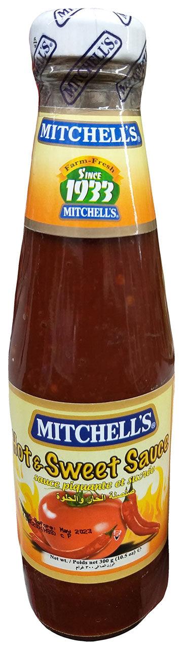 Mitchell's - Hot & Sweet Sauce, 10.5 Ounces, (Pack of 1 Bottle) - Mighty Depot
