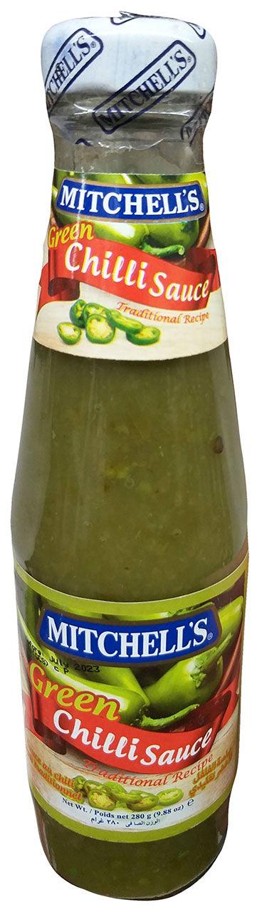 Mitchell's - Green Chili Sauce, 9.88 Ounces, (Pack of 1 Bottle) - Mighty Depot