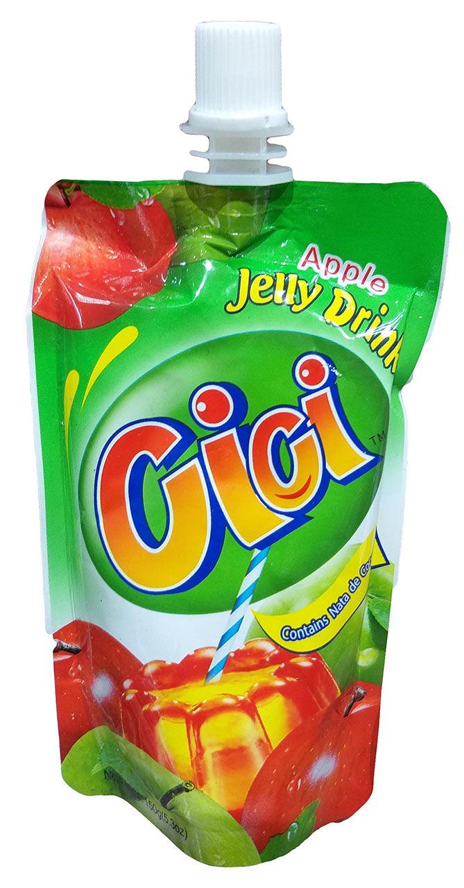 Cici - Jelly Juice Drink (Apple), 5.2 Ounces, (Pack of 5 Pouches) - Mighty Depot