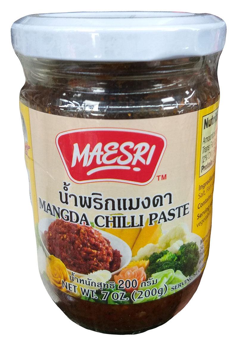 Maesri - Mangda Chili Paste, 7 Ounces, (Pack of 1 Jar) - Mighty Depot
