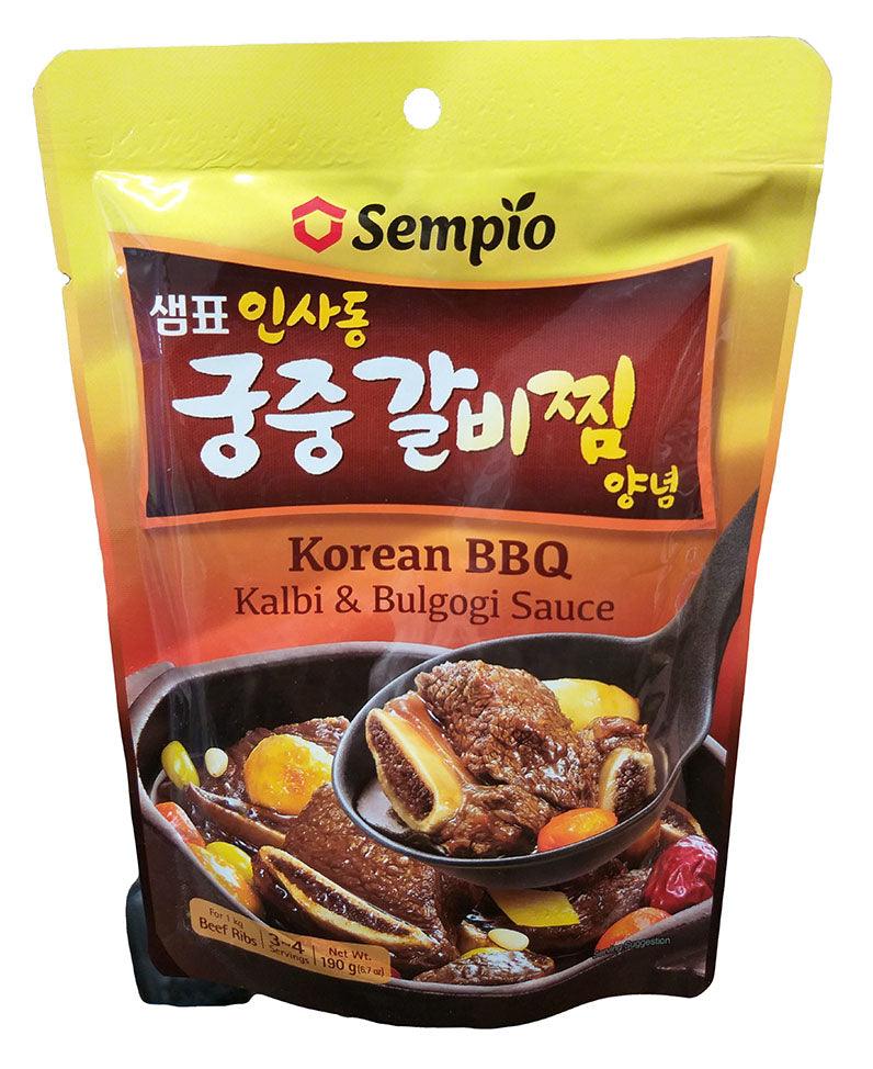 Sempio - Korean BBQ Kalbi and Bulgogi Sauce, 6.7 Ounces, (Pack of 2) - Mighty Depot