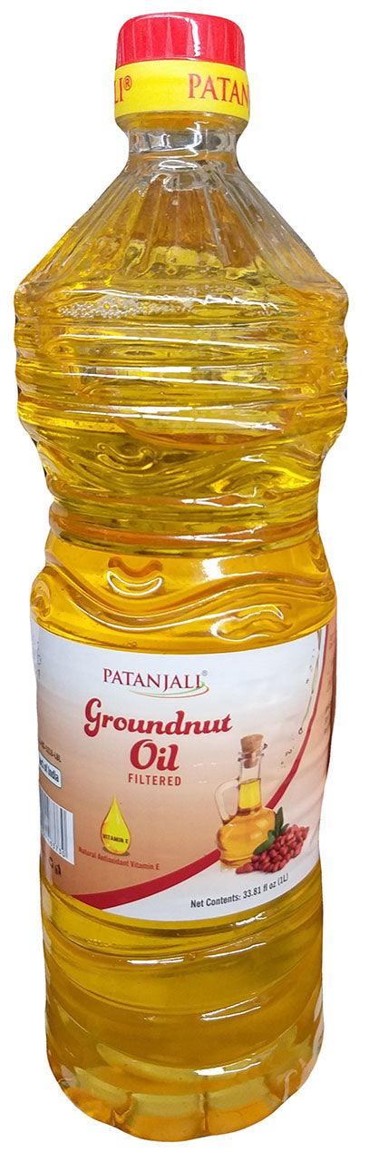 Patanjali - Ground Nut Oil, 33.81 Ounces, (Pack of 1 Bottle) - Mighty Depot