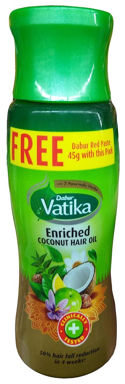 Dabur Vatika - Enriched Coconut Hair Oil, 5.07 Ounces, (Pack of 1) - Mighty Depot