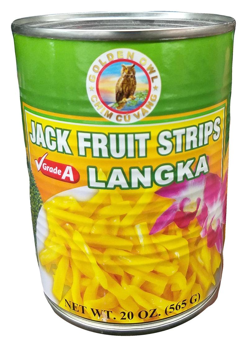 Golden Owl - Jackfruit Strips, 20 Ounces, (Pack of 3 Cans) - Mighty Depot