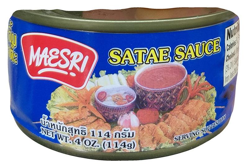 Maesri - Satae Sauce, 4 Ounces, (Pack of 3 Cans) - Mighty Depot