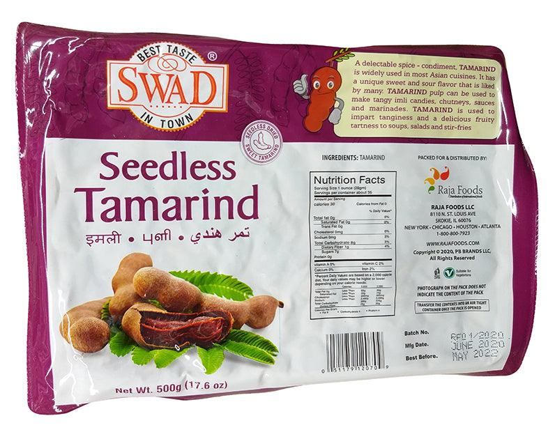 Swad - Seedless Tamarind, 17.6 Ounces, (Pack of 1) - Mighty Depot