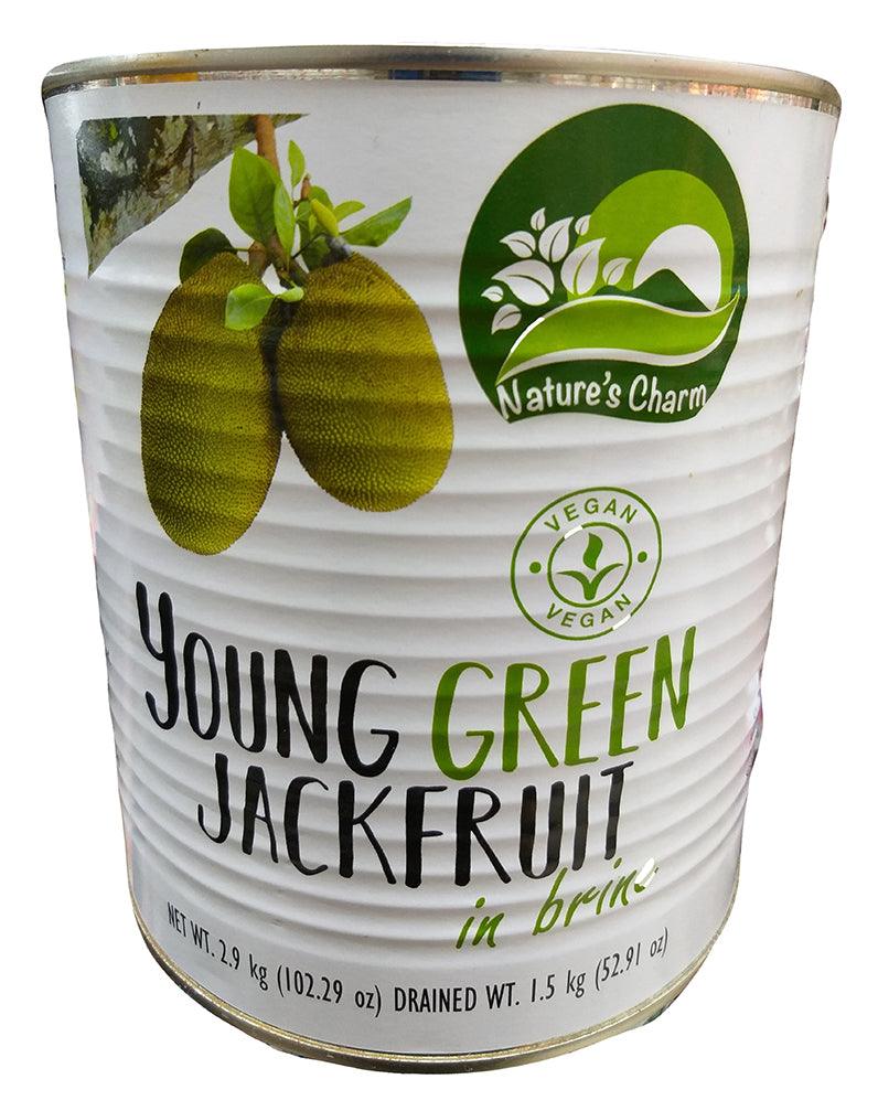 Nature's Charm - Young Green Jackfruit, 6.39 Pounds, (Pack of 1 Can) - Mighty Depot