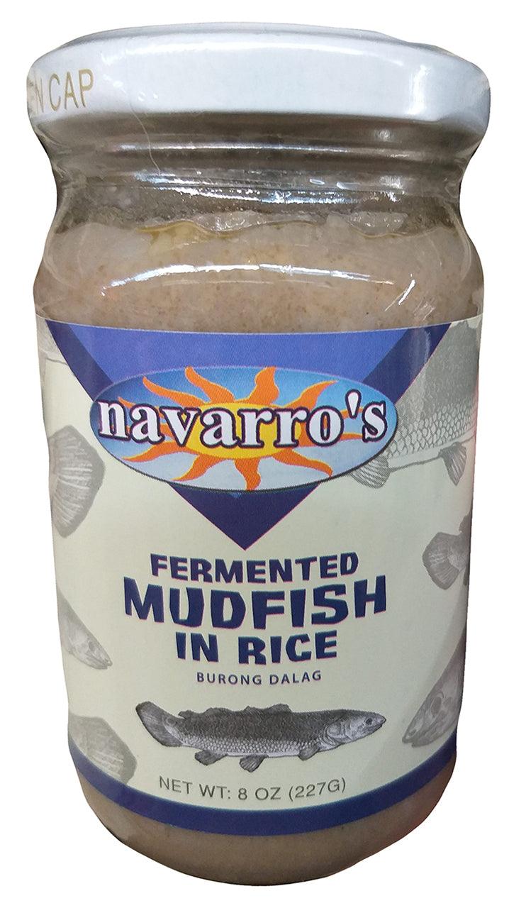 Navarro's - Fermented Mudfish in Rice, 8 Ounces, (Pack of 1 Jar) - Mighty Depot