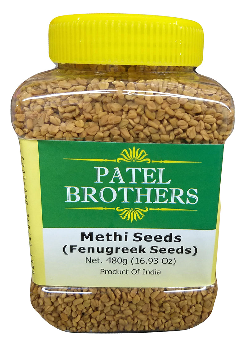 Patel Brothers - Methi Seeds (Fenugreek Seeds), 16.93 Ounces, (Pack of 1)