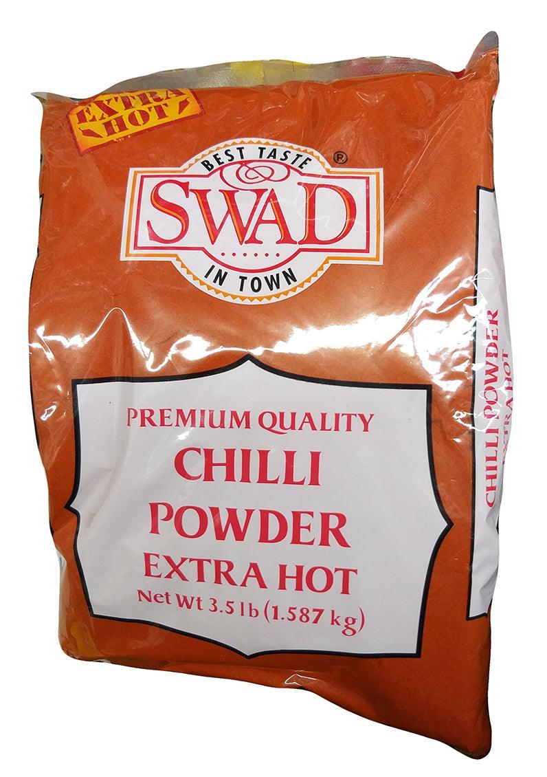 Swad - Chili Powder Extra Hot, 3.5 Pounds, (1 Pouch) - Mighty Depot