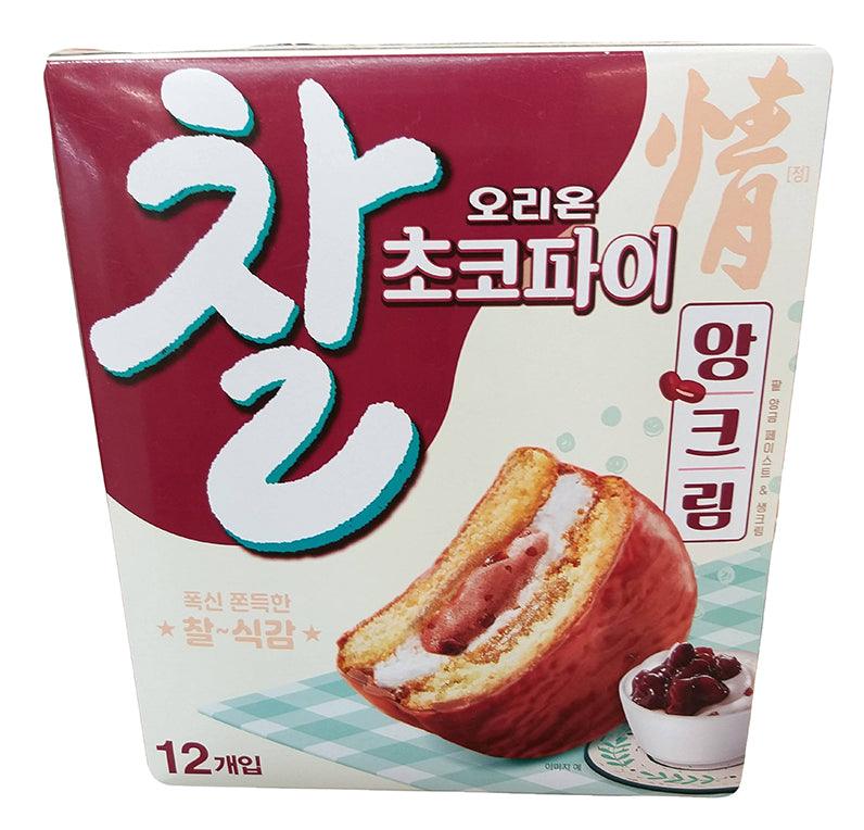 Orion - Choco Pie Rice Red Bean, 11.85 Ounces, (1 Box) - Mighty Depot