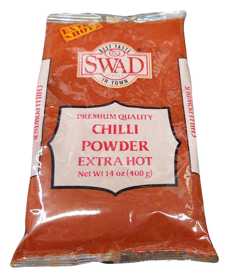 Swad - Chili Powder (Extra Hot), 14 Ounces, (1 Bag) - Mighty Depot