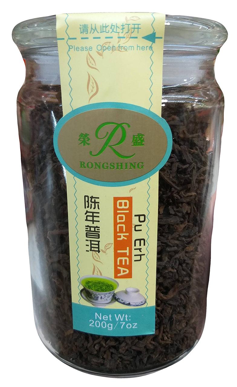 Rong Shing - Pu Erh Black Tea, 7 Ounces, (1 Jar) - Mighty Depot