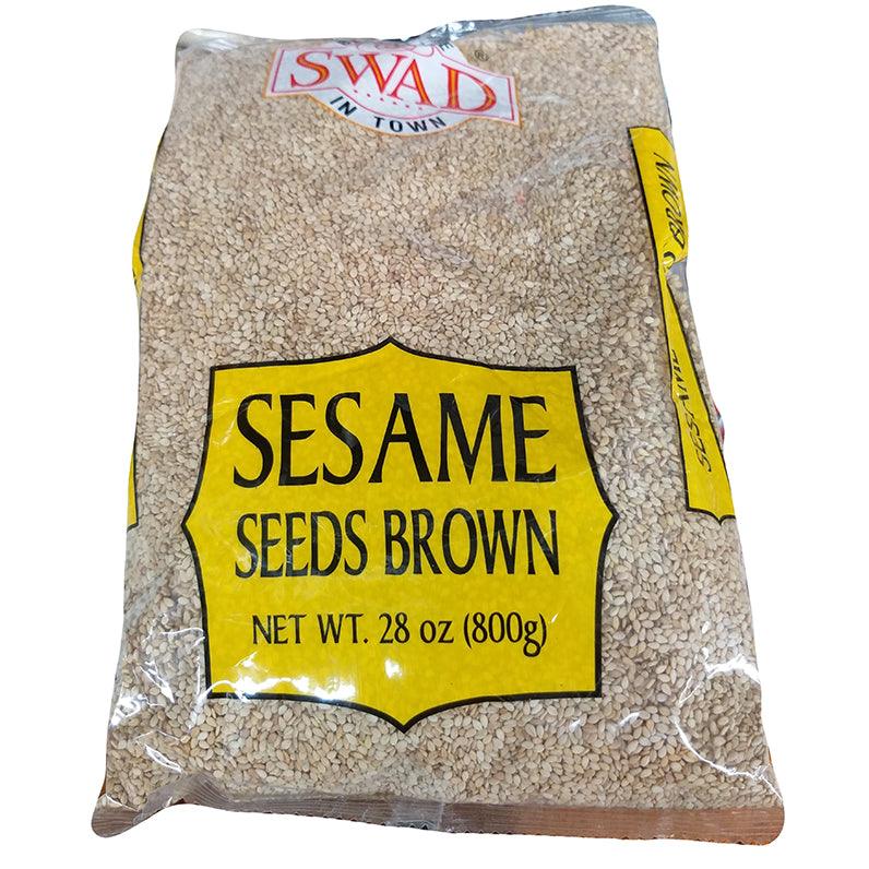 Swad - Sesame Seeds (Brown), 1.75 Pounds, (1 Bag) - Mighty Depot