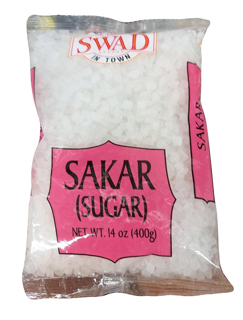 Swad - Sakar (Sugar), 14 Ounces, (1 Bag) - Mighty Depot