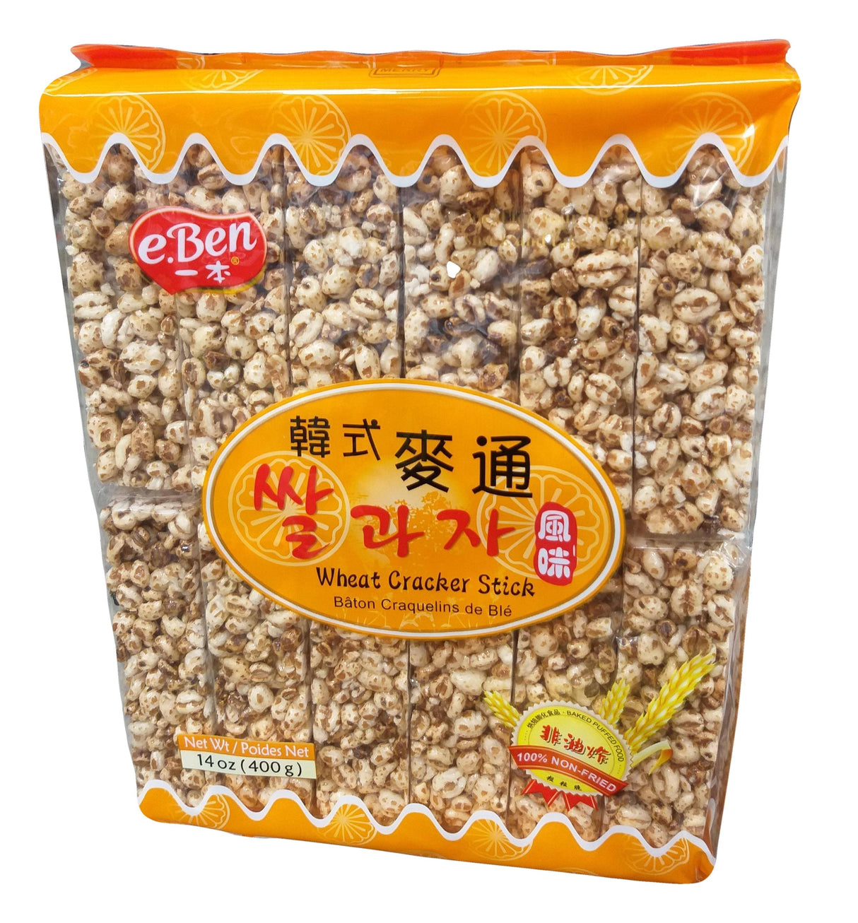 E. Ben - Wheat Cracker Stick, 14 Ounces, (Pack of 1) - Mighty Depot