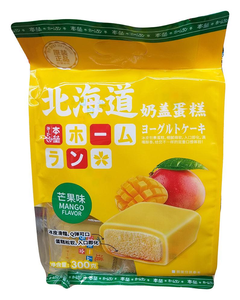 Home Base - Hokkaido Milk Covered Cake (Mango Flavor), 10.58 Ounces (1 Bag) - Mighty Depot
