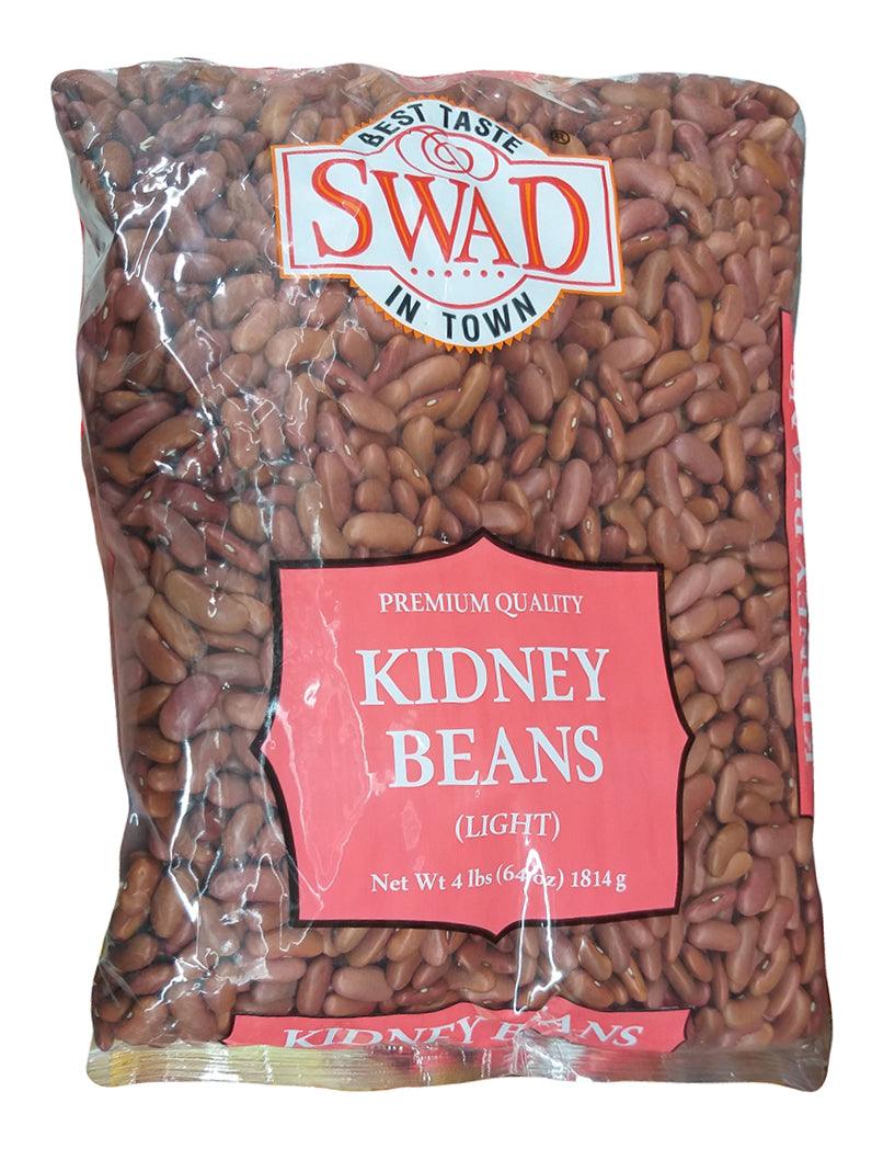 Swad - Premium Quality Kidney Beans (Light), 4 Pounds (1 Bag) - Mighty Depot