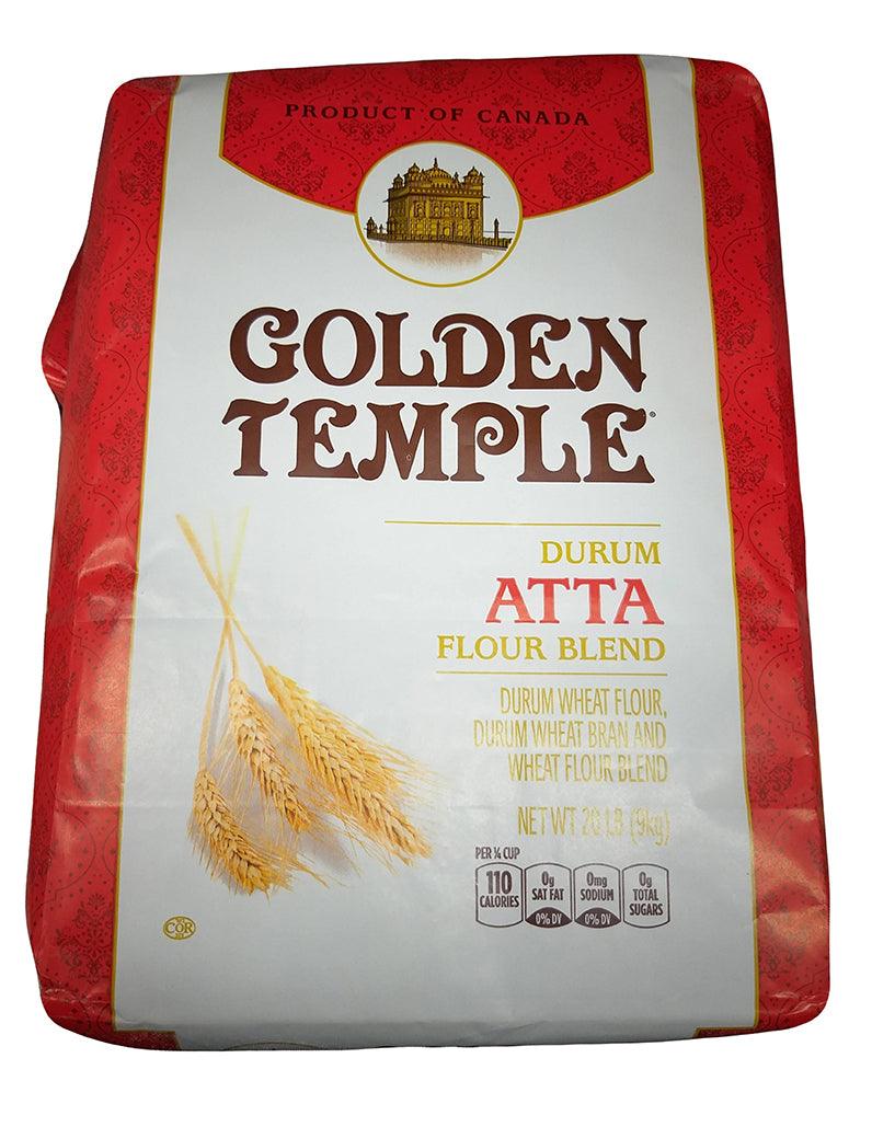 Golden Temple - Durum Atta Flour Blend, 20 Pounds (1 Bag) - Mighty Depot