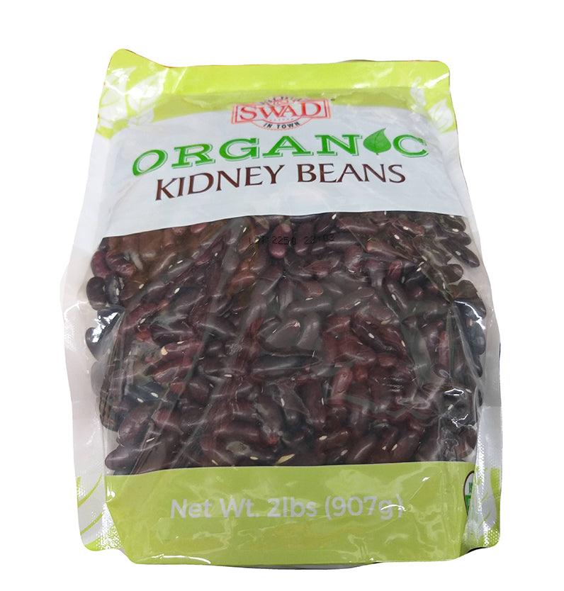Swad - Organic Kidney Beans, 2 Pounds (1 Bag) - Mighty Depot
