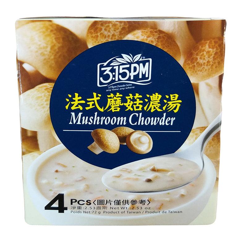 3:15PM - Mushroom Chowder, 2.53 Ounces, (1 Box) - Mighty Depot