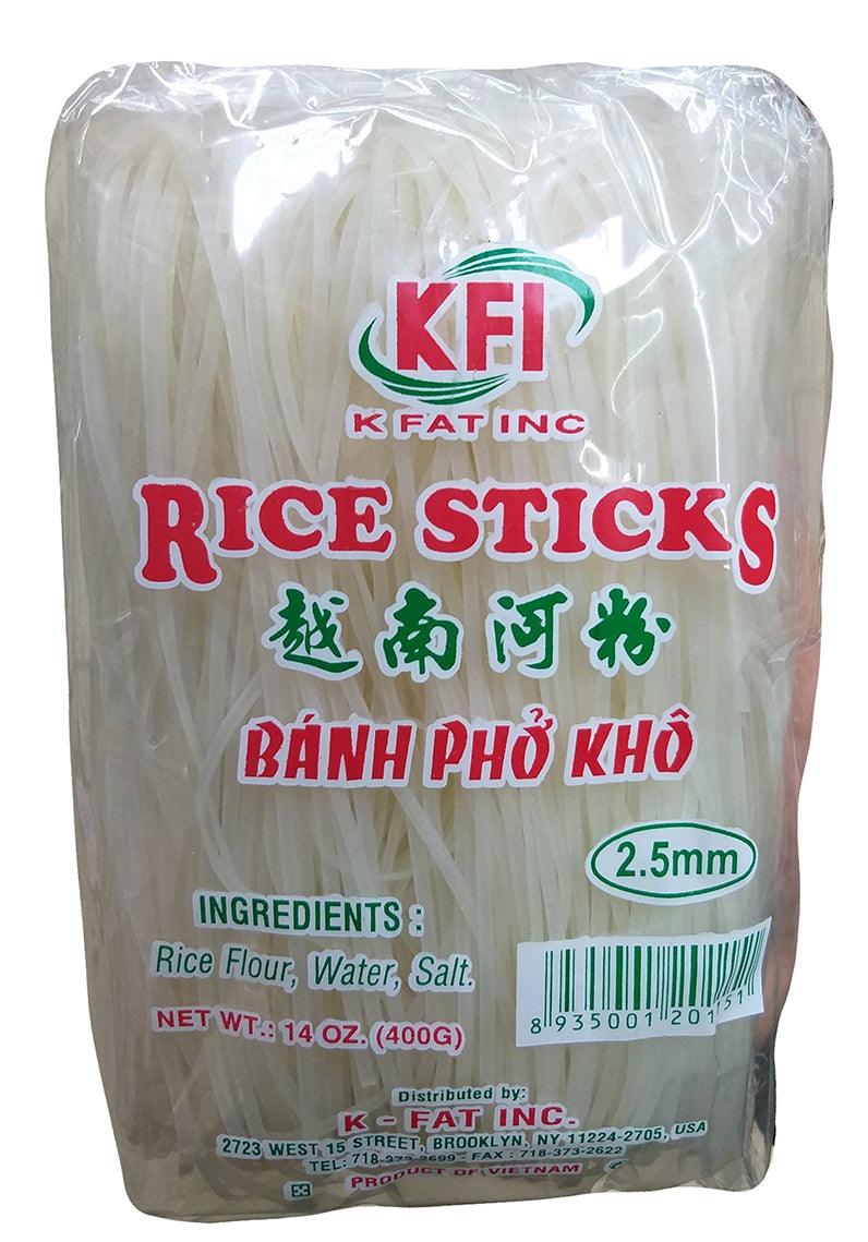 KFI - Rice Sticks (2.5mm), 14 Ounces, (1 Bag) - Mighty Depot