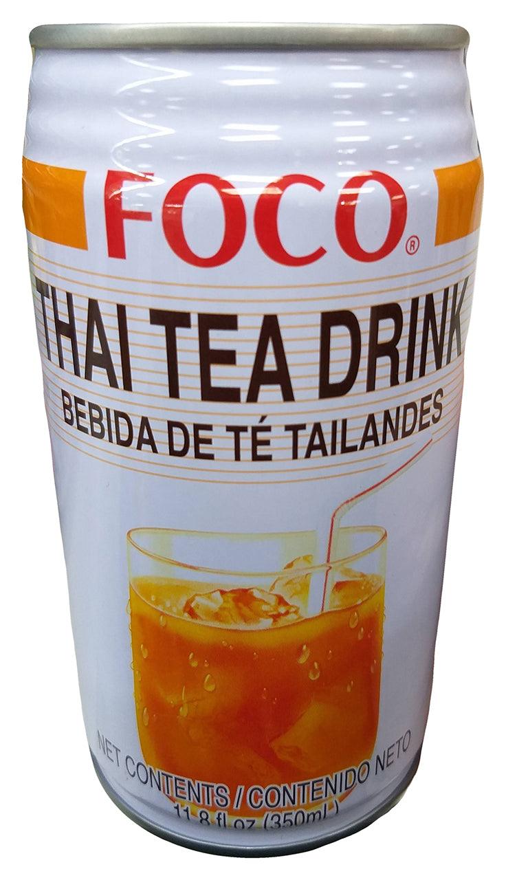 Foco - Thai Tea Drink, 12.16 Ounces, (6 Cans) - Mighty Depot