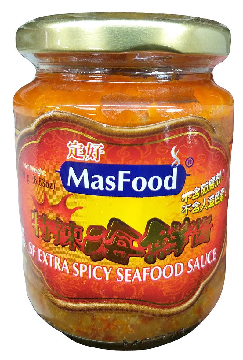 Masfood - Extra Spicy Seafood Sauce, 8.83 Ounces, (1 Jar) - Mighty Depot