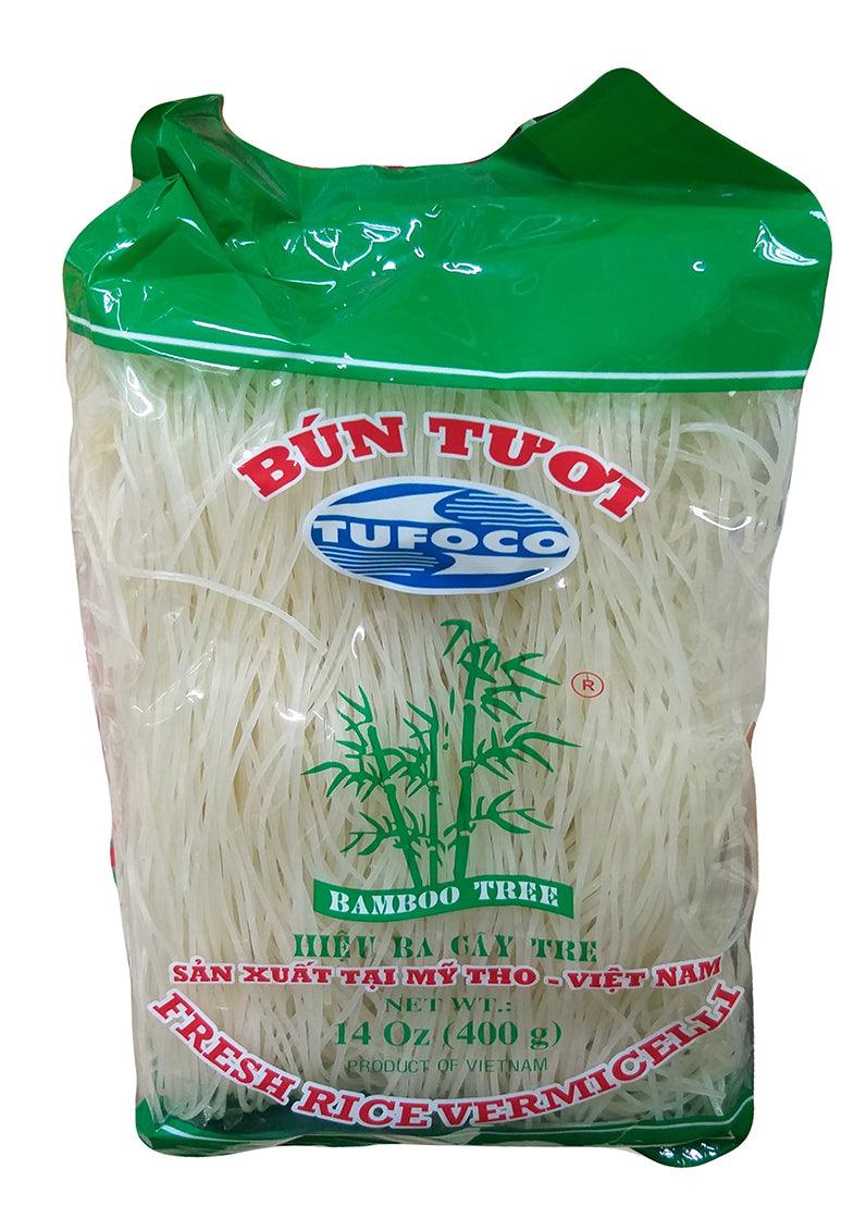 Tufoco - Fresh Rice Vermicelli, 14 Ounces, (1 Pouch) - Mighty Depot