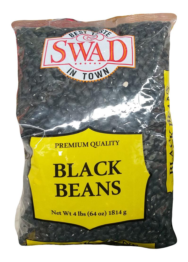 Swad - Black Beans, 4 Pounds, (1 Bag) - Mighty Depot