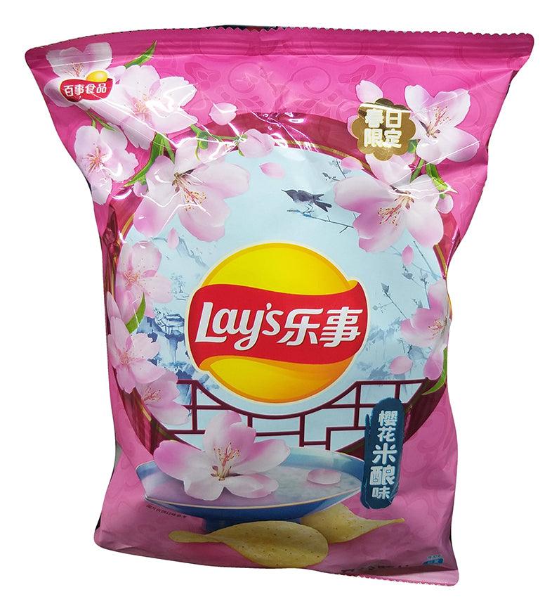 Frito Lay - Lay's Potato Chips (Cherry Blossom), 2.1 Ounces, (2 bags) - Mighty Depot