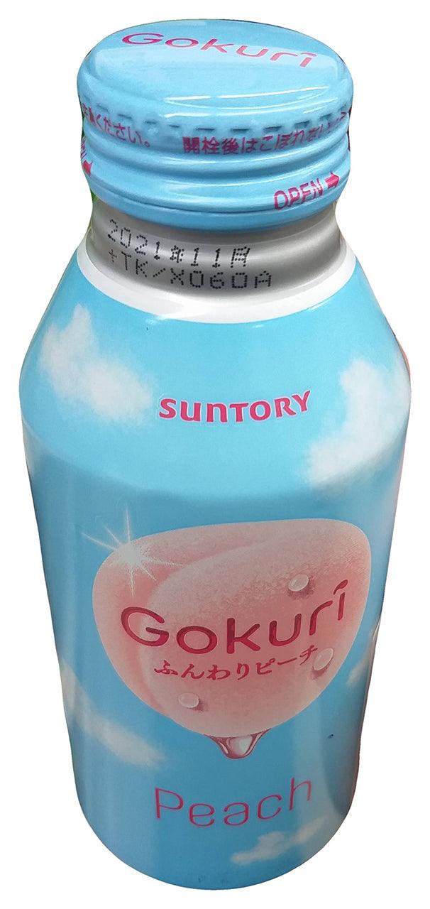 Suntory - Gokuri Soft Drink (Peach), 13.3 Ounces, 2 Bottles - Mighty Depot