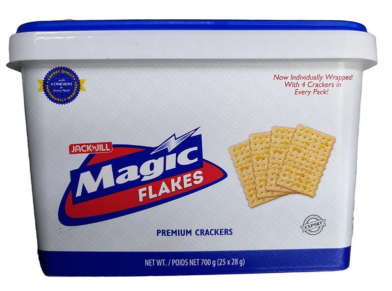 Jack 'n Jill - Magic Flakes Premium Crackers, 1.54 Pounds, (1 Tub) - Mighty Depot
