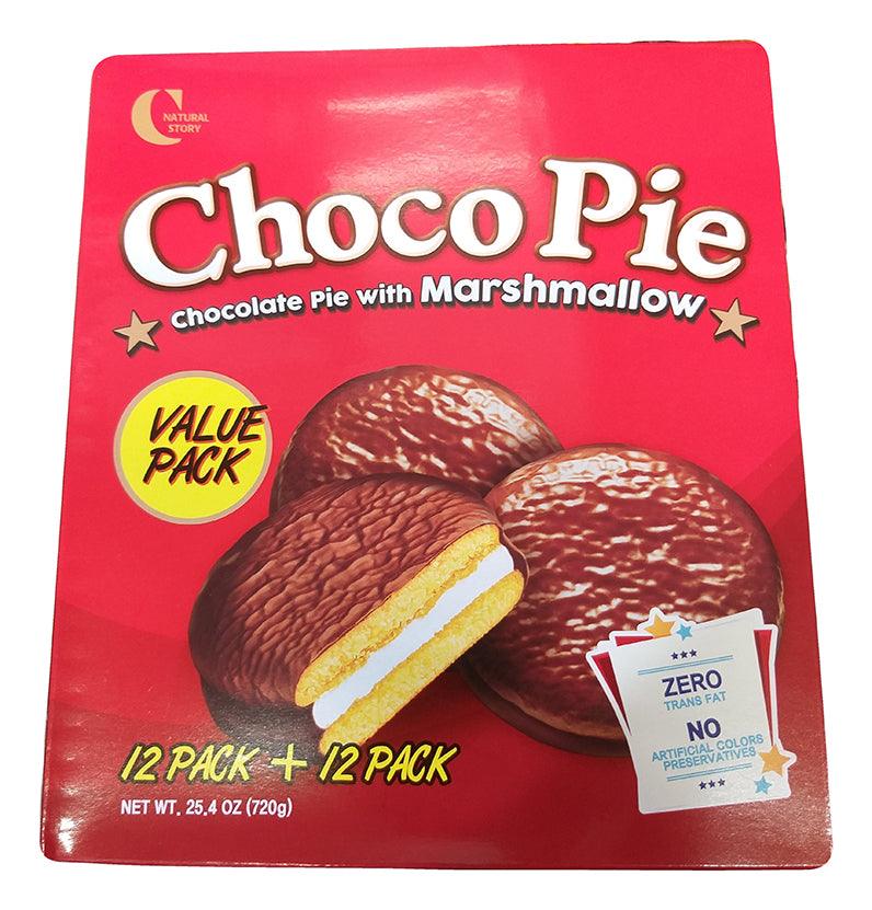 Natural Story - Choco Pie with Marshmallow, 1.6 Pounds, (1 box) - Mighty Depot