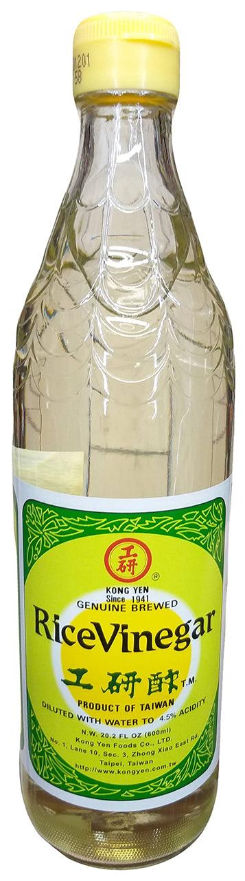 Kong Yen - Genuine Brewed Rice Vinegar, 1.3 Pounds, (1 Bottle) - Mighty Depot