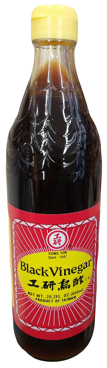 Kong Yen - Black Vinegar,  1.3 Pounds, (1 Bottle)