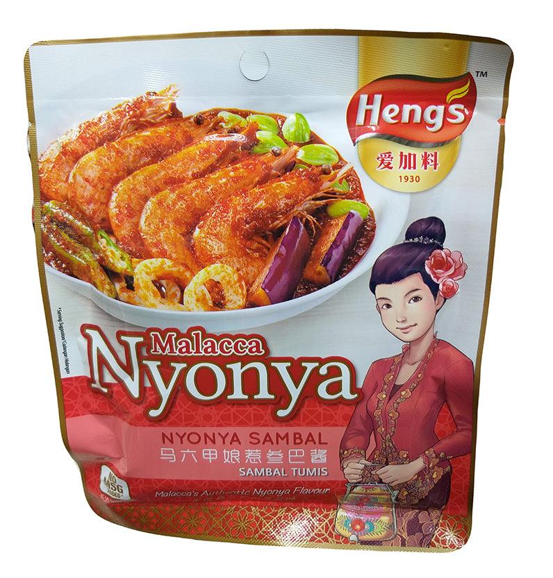 Heng's - Malacca Nyonya (Nyonya Sambal), 7 Ounces, (1 Pouch) - Mighty Depot