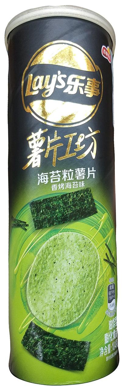 Lay's - Potato Chips (Fragrant Roasted Seaweed), 3.6 Ounces, (1 Can) - Mighty Depot