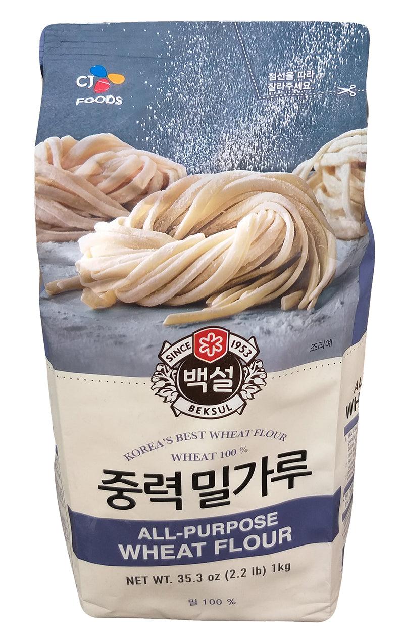 CJ Foods - All-Purpose Wheat Flour , 2.2 Pound, (1 Bag) - Mighty Depot