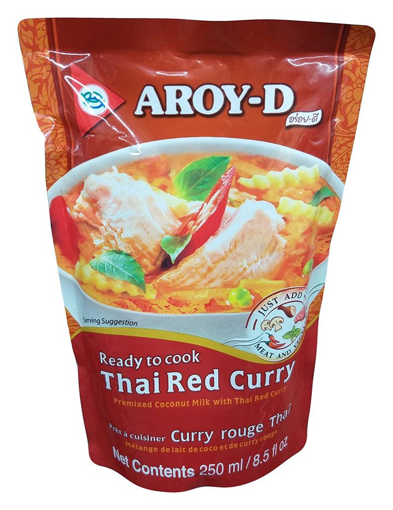 Aroy-D - Thai Red Curry, 8.5 Ounces, (1 Pouch) - Mighty Depot