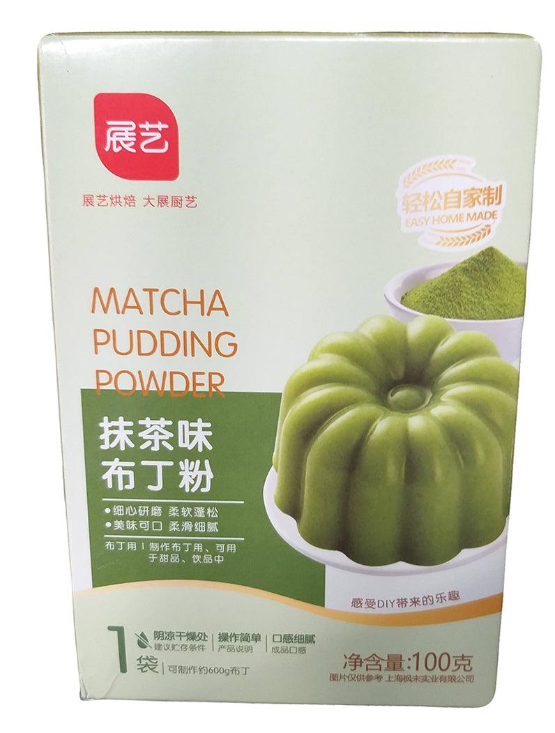 Zhan Yi - Matcha Pudding Powder, 3.5 Ounces, (1 Box) - Mighty Depot